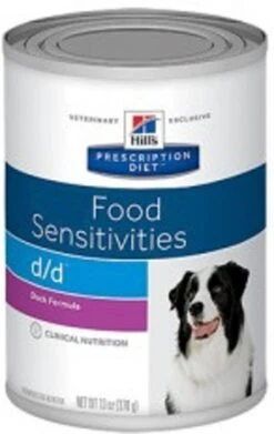 Hill's Prescription Diet D/d Food Sensitivities Hondenvoer Nat Met Eend & Rijst 12x370g