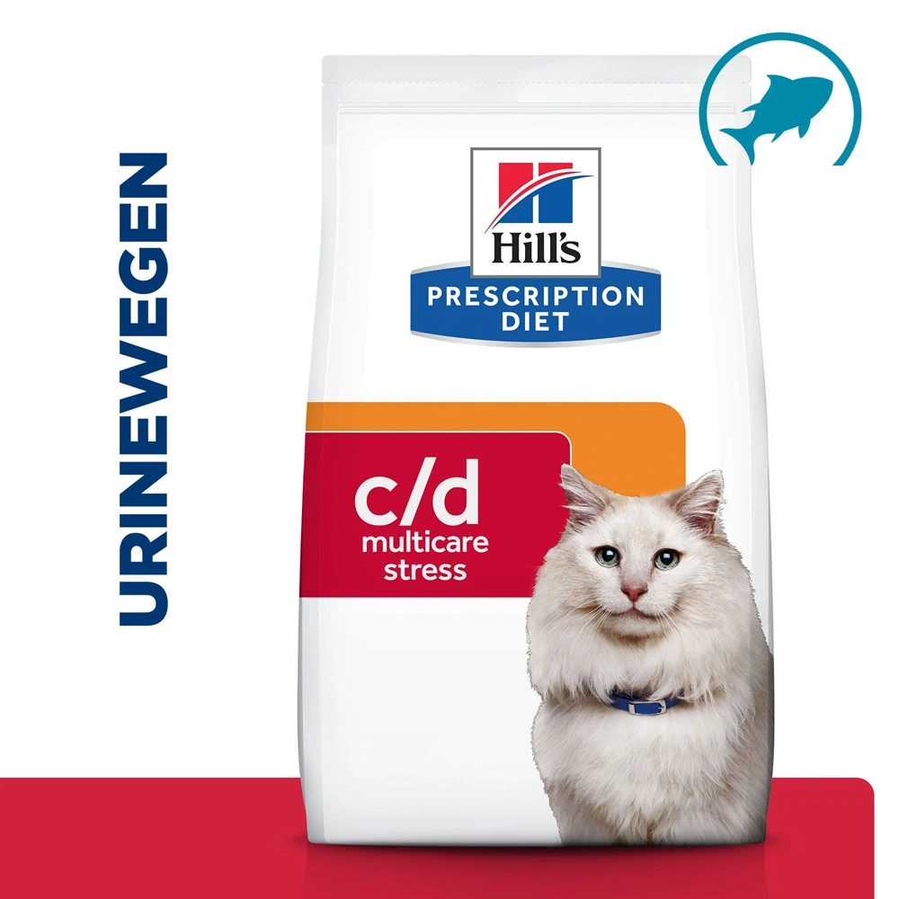 Hill's Prescription Diet C/d Multicare Stress Urinary Care Kattenvoer Met Zeevis 3kg 4 Hill's Prescription Diet C/d Multicare Stress Urinary Care Kattenvoer Met Zeevis 3kg - Afbeelding 2
