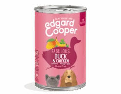 Edgard & Cooper Edgard&Cooper Puppy Hondenvoer In Blik Met Eend – 6x 400g