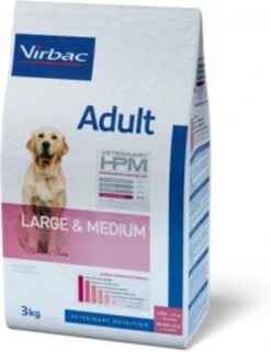 Virbac Veterinary Hpm Adult Large & Medium - Hondenvoer - 16kg