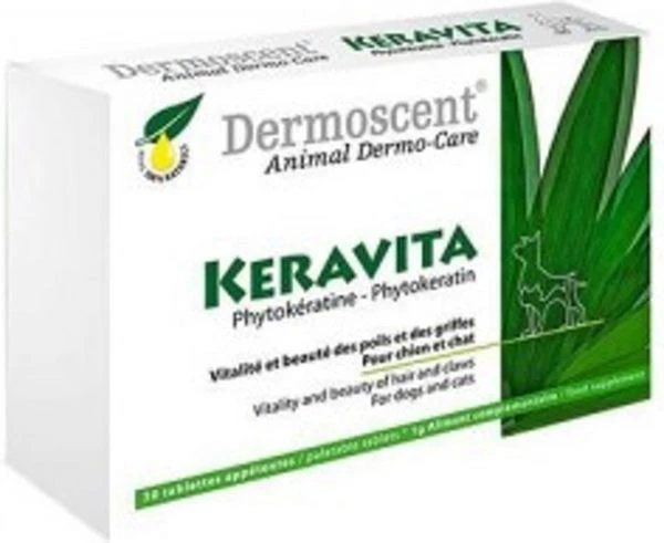 Dermoscent Keravita Hond Kat 30Tabl 4 Dermoscent Keravita Hond Kat 30Tabl - Afbeelding 2