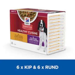 Hill's Science Plan Healthy Cuisine Hond Multipack Met Kip En Rund 12x90g -ROYAL CANIN Winkel Hills Healthy Cuisine Stoofpotje Hond 8 NL