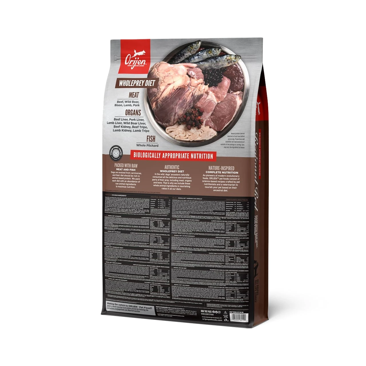 Orijen Whole Prey Regional Red Hond 2kg 4 Orijen Whole Prey Regional Red Hond 2kg - Afbeelding 2