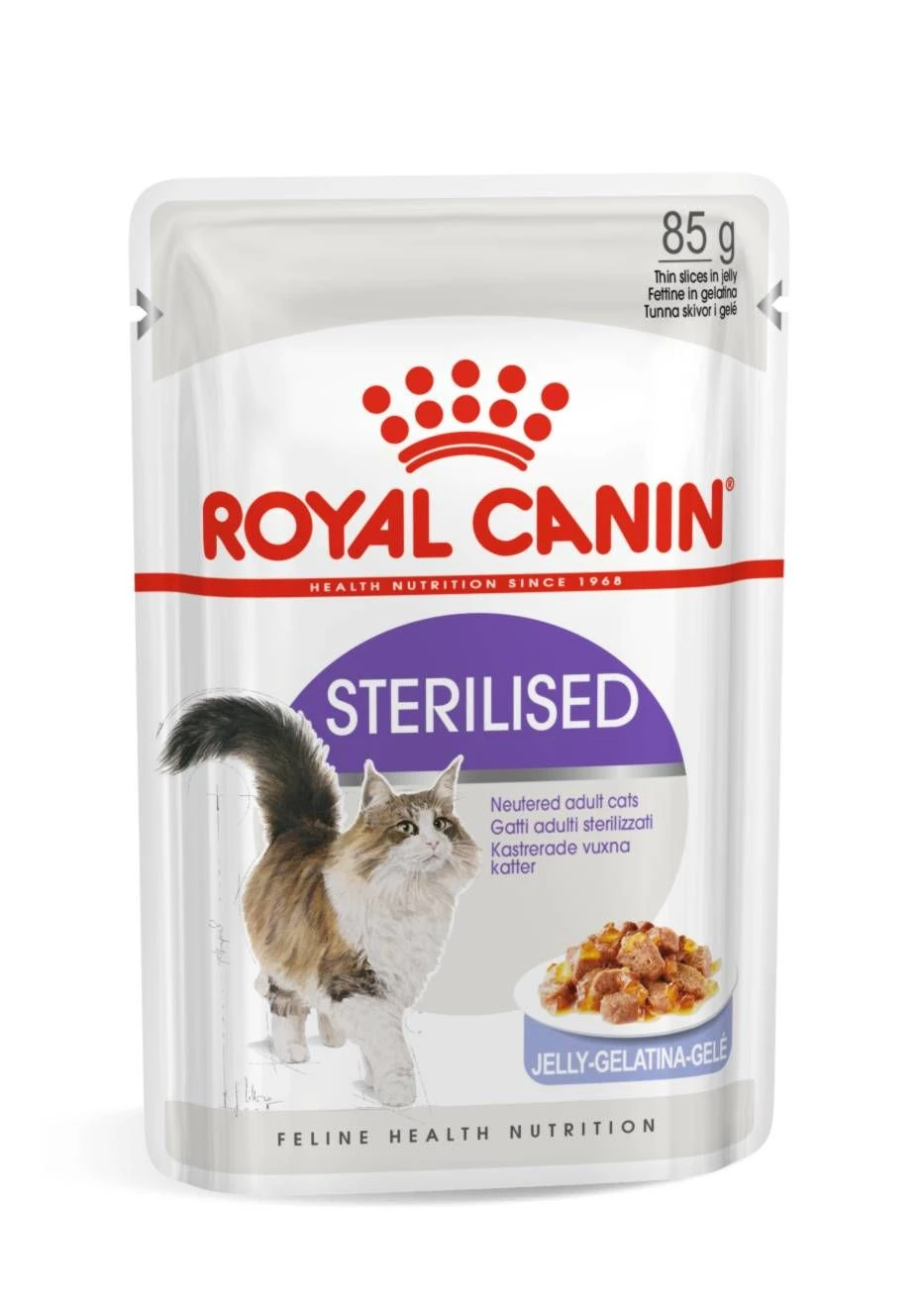 Royal Canin Sterilised In Jelly Kattenvoer 12x85g 3 Royal Canin Sterilised In Jelly Kattenvoer 12x85g