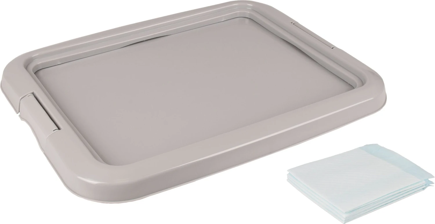 Flamingo Trainingsmathouder Fifi Grijs S + 10 Matten S 3 Flamingo Trainingsmathouder Fifi Grijs S + 10 Matten S