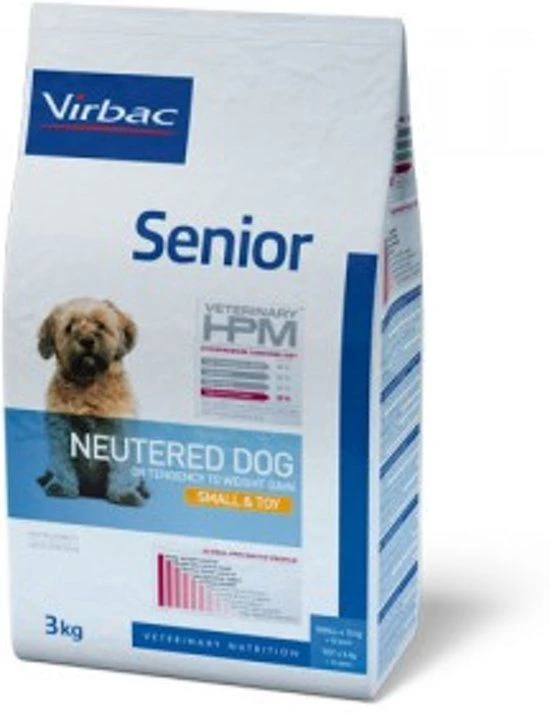 Virbac Veterinary Hpm Senior Neutered Small & Toy - Hondenvoer - 3kg 3 Virbac Veterinary Hpm Senior Neutered Small & Toy - Hondenvoer - 3kg