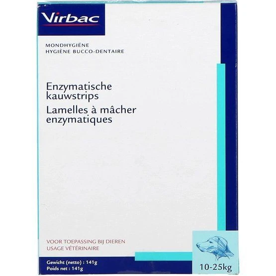 Virbac Cet Kauwstrips Hond 10-25kg 141G 3 Virbac Cet Kauwstrips Hond 10-25kg 141G